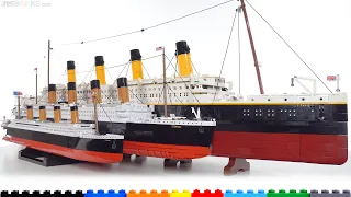 Titanics compared: LEGO vs. COBI vs. COBI