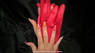 ASMR 2+ HRS Glove Sounds (Dishwashing Nitrile Latex)! Layered Gloves +Mouth Sounds & Whispers!