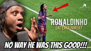 AMERICAN'S FIRST TIME REACTING TO RONALDINHO - Football's Greatest Entertainment