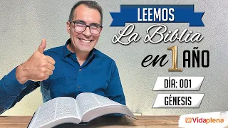 DÍA 1 GENESIS 1 AL 3 | SERIE LEEMOS LA BIBLIA EN UN AÑO RV60 | ESCUCHA LA PALABRA DE DIOS
