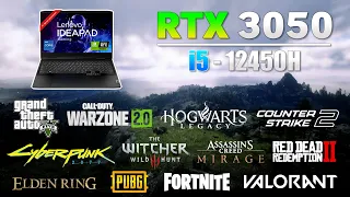 Lenovo IdeaPad Gaming 3 - i5 12th Gen 12450H RTX 3050 Laptop | Test in 12 Games in late 2023