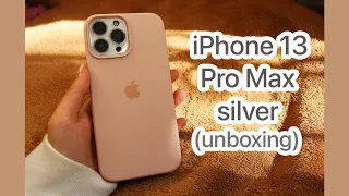 unboxing🍎iphone 13 pro max silver color unboxing