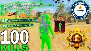 100 KILLS!🔥 IN 3 MATCHES FASTEST GAMEPLAY With GREEN SCREEN OUTFIT 😍SAMSUNG,A7,A8,J3,J4,J5,J6,J7,XS
