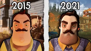 EVOLUTION of HELLO NEIGHBOR: ART-STYLE (2015 - 2021)