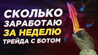 Сколько Я Заработаю За Неделю Трейда В Cs:Go | Перепродажи С Ботом STE