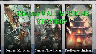 Great Conqueror 2 Shogun:  Conquer Takeda Clan Chapter 9 ALL MISSIONS Strategy