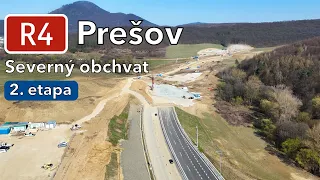 Construction of R4 Prešov - northern bypass, stage 2 (March 2024)