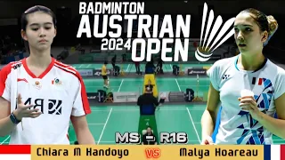 Chiara Marvella Handoyo (INA) vs Malya Haoreau (FRA) | Austrian Open 2024 Badminton