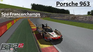One lap with Porsche 963 at Spa Francorchamps