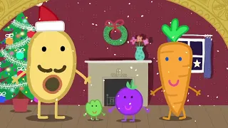 Healthy Habits   Vegetables for George MKL  Peppa Pig Christmas  Family Kids Cartoon