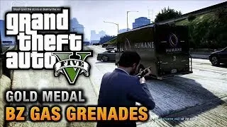 How to Complete GTA 5  BZ Gas Grenades Mission || Complete Gameplay in GTA V Premium Edition