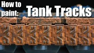 How to paint the tank tracks?