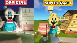 ICE SCREAM 4 TEASER VS ICE SCREAM 4 MINECRAFT TEASER