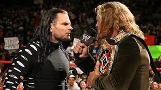 Jeff Hardy returns to WWE Raw 2006 and attacked Edge