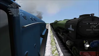 TS2021 Mallard top speed on east coast mainline