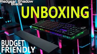 Unboxing of RedGear Shadow Blade Mechanical Gaming Keyboard (Budget Friendly & Affordable Keyboard)