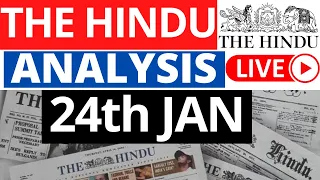 The Hindu | Daily News Analysis 24 January 2023 | Current Affairs for UPSC IAS | Sahil Saini