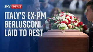 Silvio Berlusconi: Thousands pay final respects to former Italian PM