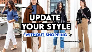 UPDATE YOUR STYLE Without Buying Anything New | RESTYLE Old Clothes #2