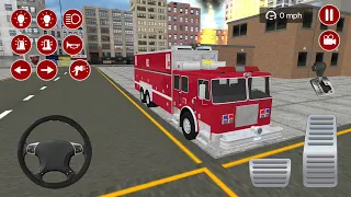 Fire Truck driving Android Gameplay | Firefighter Trucks Simulator iOS #49