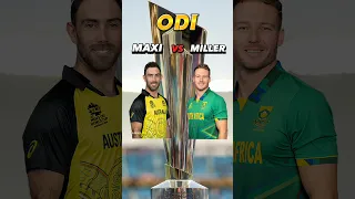 Glenn Maxwell David Miller in ODI ⚡ #shorts #youtubeshort #cricket