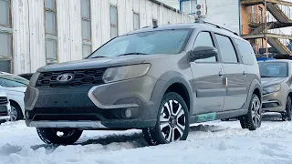 Поступление в продажу обновленного Lada Largus Cross FL 2021 год. Цвет Каракумы