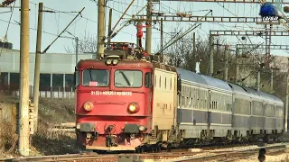 Trenul Deviat Iași-Suceava-Dej-Cluj-Deva-Timișoara Nord în Gara Cluj Napoca Est - 16 Martie 2024