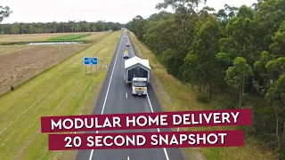 Modular Home Delivery ⏱️ 20 Second Snapshot!