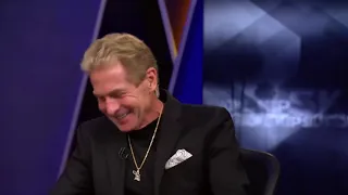 Skip Bayless finally laughs at a Shannon Sharpe joke