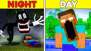 Cartoon cat Vs Fake STEVE DWELLER || Minecraft's Cartoon Cat #7