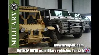 British/ NATO ex.military vehicles and equipment for sale