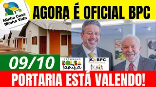 SURPRESA! BPC/LOAS 09/10 É OFICIAL PORTARIA ESTÁ VALENDO-CONFIRA