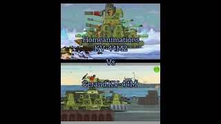 Homeanimations KV-44M2 vs Gerand KV-44M #shorts#youtubeshorts #shortvideo #homeanimations #viral