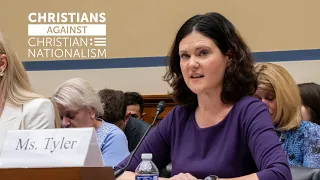 Amanda Tyler testifies to Congress on the threat of Christian nationalism