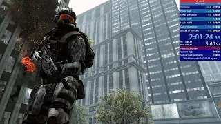 Crysis 2 Стрим - Speedrun Glitchless% 2:00:50 (WR-PB)