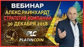 Стратегия PLATINCOIN на 2019 год. Планы развития ПЛАТИНКОИН ¦ Platin Genesis PLC ¦ Алекс Райнхардт