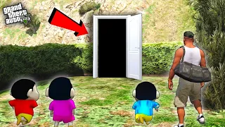 GTA 5 : Franklin & Shinchan Found Magic Door Near Franklin House in GTA 5 ! JSS GAMER