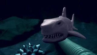 JAWS 3-D "The Exploding Shark" Reenactment