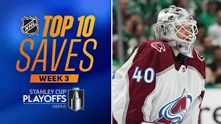 NHL Top 10 Saves from Week 3 | 2024 Stanley Cup Playoffs