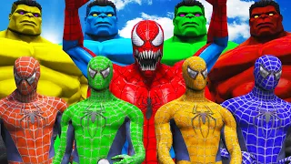 TEAM SPIDER-MAN & TEAM HULK VS SPIDERMAN DOPPELGANGER - EPIC SUPERHEROES BATTLE