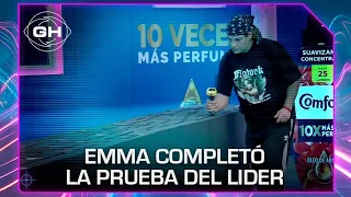 Emma logró hacer la prueba del líder a pesar de algunas complicaciones 💪 - Gran Hermano