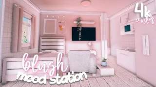 BLOXBURG: Cheap Blush MOOD Station 4k - easy speedbuild ♡ (NO GAMEPASS)