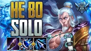 SMITE Ranked Conquest - He Bo Solo | Warlocks Build!