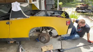 VW Type 4 ENGINE Removal, Abandoned Porsche 914 Rescue Restoration! air-cooled Volkswagen, ctmoog