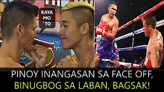 Pinoy Boxer Inangasan sa Face Off, Binugbog sa Laban, Bagsak!