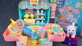 17 Minutes Satisfying With Unboxing Cute Miniature Kitty Salon ASMR | Review Toys