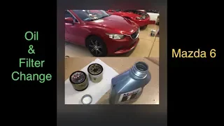 Mazda 6 Oil Change DIY. How to change motor oil and filter