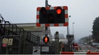 (4K) Gillingham Level Crossing, Kent