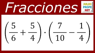 OPERACIONES COMBINADAS CON FRACCIONARIOS - Ejercicio 4