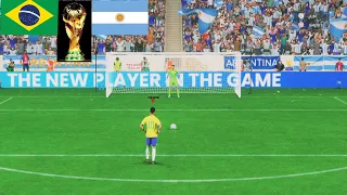 FIFA 23 - Brazil Vs Argentina | FIFA World Cup 2022 Qatar - Final Penalty Shootout | [4K60fps]